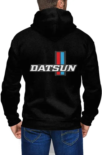 Vista 2 de Lizisgu Datsun - Sudadera con capucha y cremallera completa para hombre