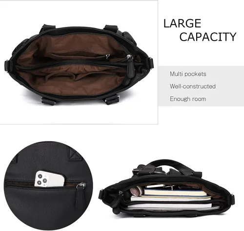 Vista 4 de Monederos grandes para mujer, bolsos de hombro para mujer