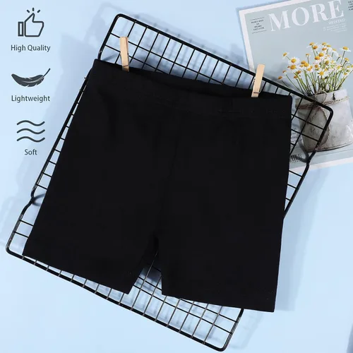 Vista 4 de Ruisita Paquete de 6 medias cortas de algodón para niña, pantalones cortos de baile gruesos, pantalones cortos de ciclismo de alta calidad