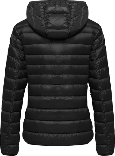 Vista 2 de Wantdo - Chaqueta de plumón con capucha para mujer, corta, ultraligera y plegable