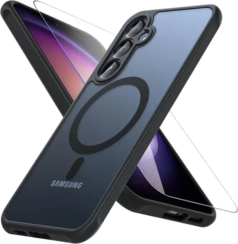 Vista 8 de Hensinple Funda para Samsung A14 5G, 360 cuerpo completo a prueba de golpes, funda para Samsung A14 A14 con protector de pantalla integrado, funda