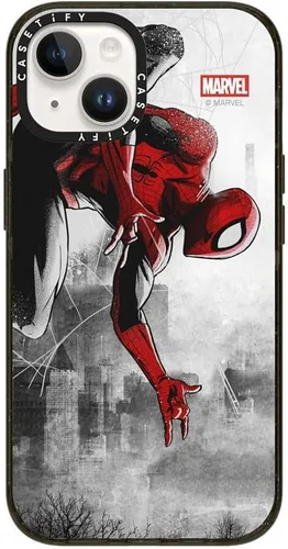 Vista 127 de CASETiFY Funda para iPhone Air, compatible con MagSafe Marvel VS CoLab Protección contra caídas de grado militar 4x de 8.2 pies Funda Capitán