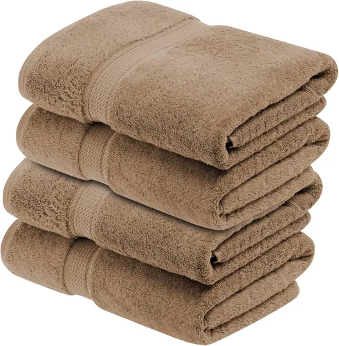 Vista 30 de BNM Toallas de Algodón Egipcio de Peso Pesado, Ideales para Baño, Ducha, Spa, Hotel, 800 GSM, Toallas Faciales/de Aseo, Toallas de Mano, Toallas