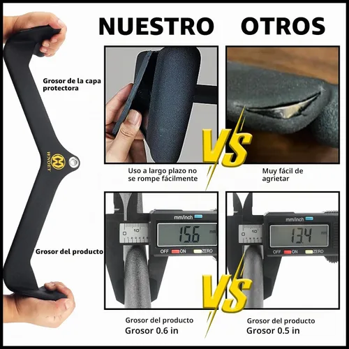 Vista 2 de LAT Pulldown Attachment,Back Tricep Bar Strength Training,Handle Grips LAT Pull Down Bar Press Down Exercises,Cable Machine Accessories, Cable Back
