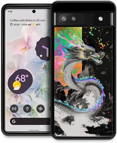 Vista 53 de CARLOCA Funda compatible con Google Pixel 6, diseño gráfico de moda a prueba de golpes, protección antiarañazos y caídas, Google Pixel 6 en blanco