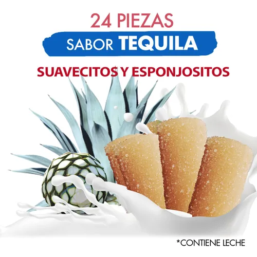 Vista 3 de La Coculense - Borrachines - Caramelos de leche con sabor a tequila - 3 cajas de 24 piezas cada una