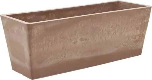 Vista 10 de Arcadia Garden Products PSW U45CT - Caja de ventana de plástico compuesto de piedra/madera, sin orificio de drenaje (perforable), 17.5 x 7 x 6