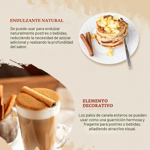 Vista 7 de 52USA - Varitas de canela orgánica, canela 8 onzas (226 g), varitas de canela enteras, 100 % crudas, certificadas por USDA y Kosher, sin gluten, sin