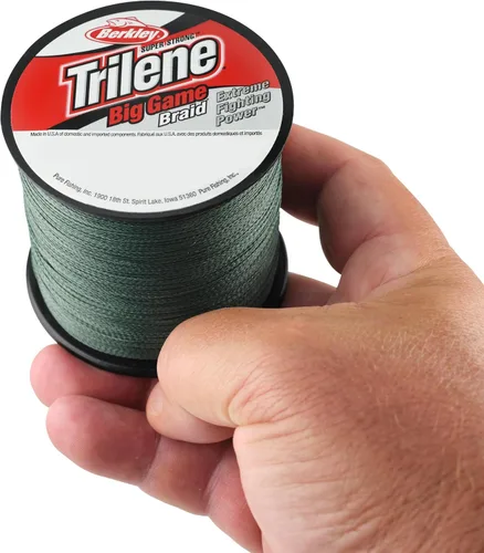 Vista 8 de Berkley Trilene Big Game - Línea de pesca trenzada Verde Lo-Vis