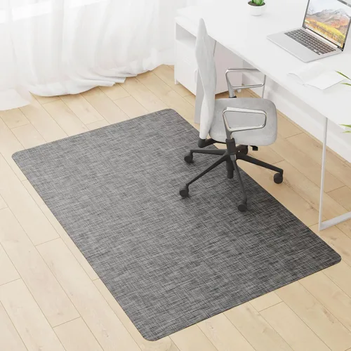 Vista 17 de Tapete para Silla de Oficina para Piso de Madera Dura, 48" x 30" Tapete de Vinilo Transparente para Silla de Escritorio Protector de Piso para Silla
