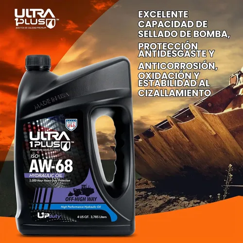 Vista 4 de ULTRA 1PLUS AW ISO 68 Aceite hidráulico - 1 galón