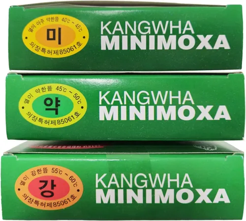 Vista 8 de Kanghwa Mini Moxa, rollo de palo de hierbas, 180 piezas por caja (verde)