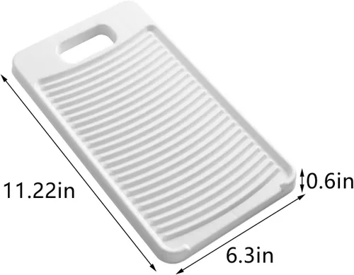 Vista 2 de Mini tabla de lavado de manos, plástico antideslizante personal tabla de lavado de manos, ropa interior, herramienta de lavado portátil