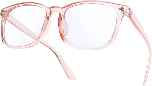 Vista 11 de NZKNP Blue Light Glasses for Woman Men,Blue Light Blocking Glasses,Clear Glasses 1Pack negro