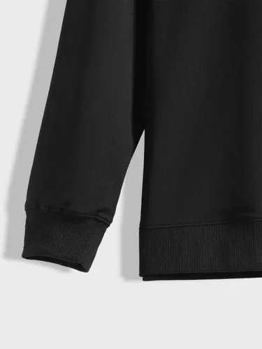 Vista 4 de FediMa Stronger than the storm - Sudadera para mujer con letras divertidas para otoño e invierno