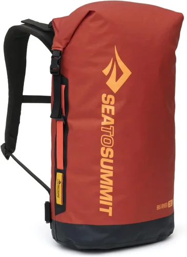 Vista 8 de Sea to Summit Big River Dry Mochila con arnés ajustable, 30 litros, color negro azabache