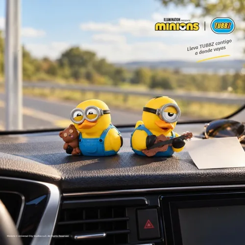Vista 2 de TUBBZ Boxed Edition Minions Bob - Figura coleccionable de pato de goma de vinilo – Producto oficial de Despicable Me 4 Minions – TV, películas y Bob