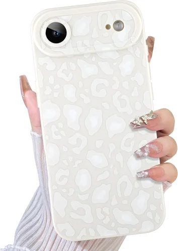 Vista 72 de TEAUGHT Compatible con iPhone 11 Funda con patrón lindo estampado de leopardo negro guepardo + protector de pantalla a prueba de golpes, funda