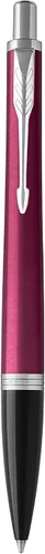 Vista 2 de Parker Urban bolígrafo, magenta vibrante con repuesto de tinta negra de punto medio (1975419)