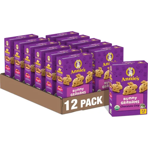 Vista 31 de Annie's Organic Chocolate Bunny Graham Snacks, 7.5 onzas