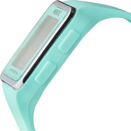Vista 3 de Montic Reloj deportivo multifuncional resistente al agua digital turquesa para mujer, Moderno