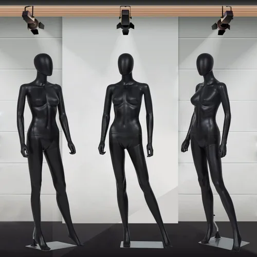 Vista 6 de Maniquí femenino de cuerpo completo de 70 pulgadas, forma de vestido de torso cuerpo de maniquí ajustable desmontable cuerpo completo con cabeza