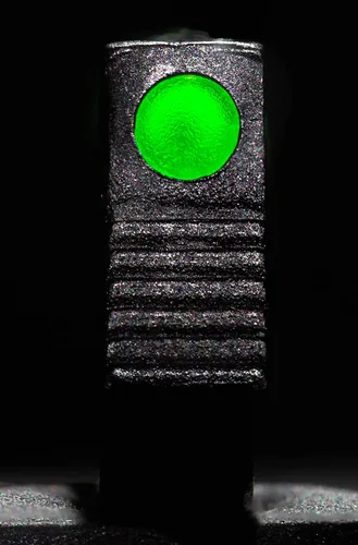 Vista 6 de HIVIZ HiViz Smith & Wesson - Mira frontal de fibra óptica sobremoldeada (verde)