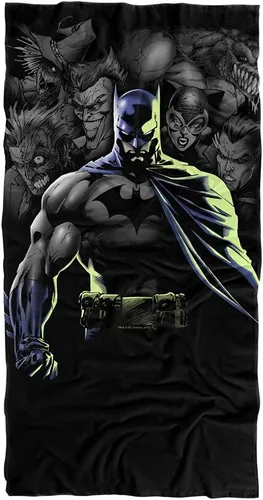 Vista 12 de LOGOVISION Batman Batman Dc - Toalla de playa con licencia oficial de 30 x 60 pulgadas