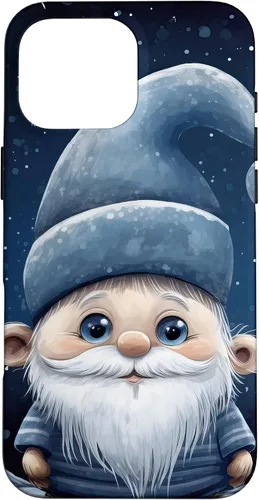 Vista 19 de iPhone 16 Funny Winter Gnome For Christmas Cute Xmas Snowflake Pattern Case