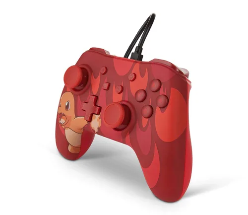 Vista 5 de PowerA Wired Controller for Nintendo Switch - Pokémon Charmander Blaze, Gamepad, Game controller, Wired controller, Officially licensed