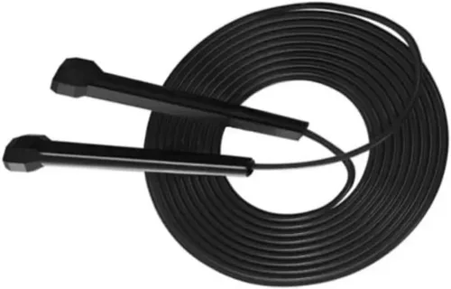 Vista 4 de Cuerda de saltar de longitud ajustable para entrenamiento de fitness y resistencias con mango antideslizante para niños y adultos