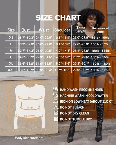 Vista 6 de MANGOPOP Camiseta de manga larga con cuello en V profundo para mujer, con forro polar