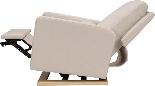 Vista 7 de Babyletto Sigi Recliner/Glider para guardería en Performance Beach Tejido ecológico Performance Beach