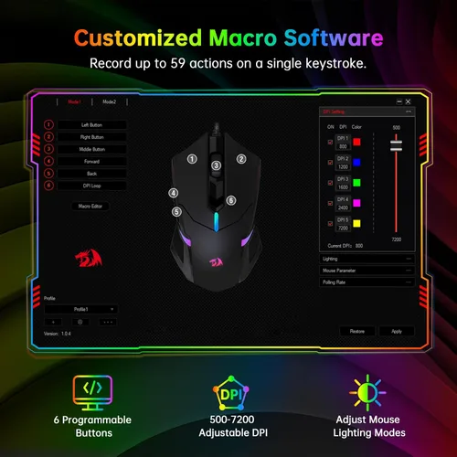Vista 5 de REDRAGON S101 Set combo