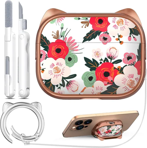 Vista 20 de RFUNGUANGO AirPods Pro Funda Transparente TPU Suave Transparente Blanco