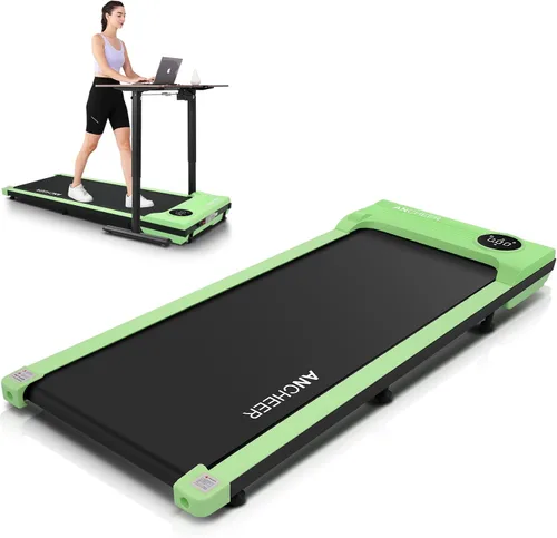 Vista 10 de [Usado] ANCHEER Walking Pad 3.0HP Under Desk Treadmill 300lbs Weight Capacity with Remote Control, Compact Electric Treadmills for Home/Gym/Office