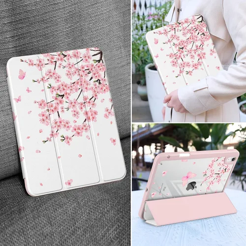 Vista 6 de MEEgoodo Funda para iPad A16 de 11ª generación 2025 de 11 pulgadas, fundas para tableta para iPad de 10ª generación 2022, funda de tableta