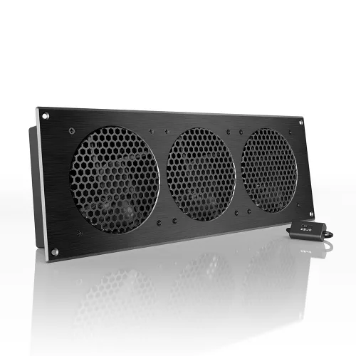 Vista 14 de Kit de ventilador de refrigeración para armarios, para sistema de cine en casa o receptor de AV, de AC Infinity, AI-CFS80BA