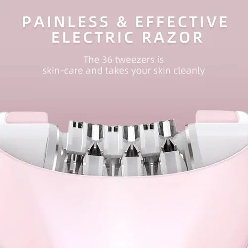 Vista 5 de Depiladoras para la cara de las mujeres con 2 velocidades Glabrouse Skin Depilator Face Trimmer Device Pluxy Hair Removal para depiladora facial