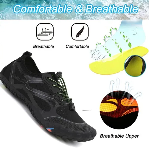 Vista 3 de LIZRHA Zapatos de agua para hombre, zapatos de agua para mujer, zapatos de agua para hombre, zapatos de playa para hombre y mujer, zapatos