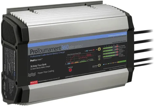 Vista 3 de ProTournament Elite 3 240 24 Amp 2-Bank Cargador de batería