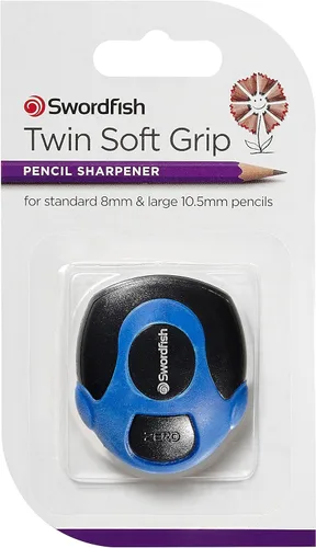 Vista 3 de Swordfish Paquete de 1 sacapuntas "Twin Soft Grip