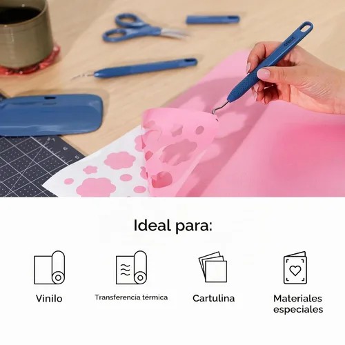 Vista 3 de Cricut Ultimate Toolset, Blue - 7 Precision Craft Tools