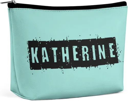 Vista 11 de Bolsa de maquillaje personalizada del alfabeto A-Z, con monograma floral, bolsa de cosméticos con nombre personalizado, bolsa de maquillaje pequeña