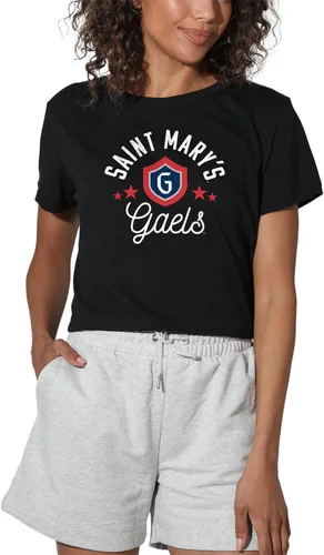 Vista 202 de Colección oficial de camisetas con diseño de mascota desgastada para mujer, color negro Grizzlies del estado de Adams