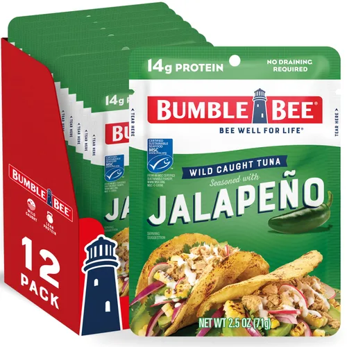 Vista 14 de Bumble Bee - Bolsa de atún sazonado con ajo asado y hierbas, 2.5 onzas