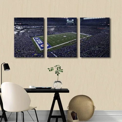 Vista 137 de Lincoln - Lienzo decorativo para pared, diseño de campo financiero de Filadelfia, paisaje de estadio de fútbol de Filadelfia, decoración de pared