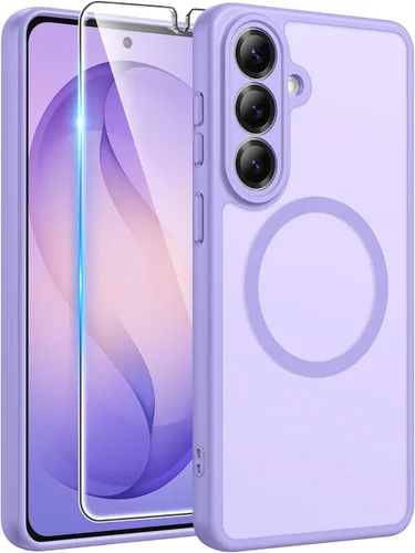 Vista 61 de FNTCASE - Funda para iPhone 16 Pro: magnética, mate, translúcida, de grado militar, protectora contra caídas, resistente, fina, duradera y a prueba