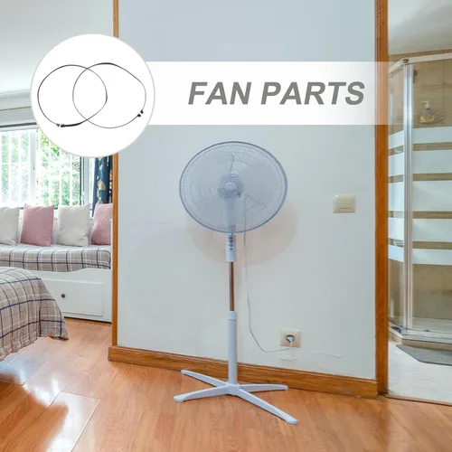 Vista 4 de 2 piezas de repuesto de aro fijo para ventilador eléctrico, cubierta de malla de plástico resistente para compatibilidad, fácil de instalar
