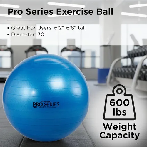 Vista 2 de THERABAND Exercise and Stability Ball for Improved Posture, Balance, Core Fitness, Coordination and Rehab